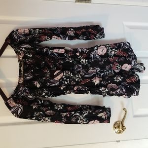 Long sleeved romper sz XS black